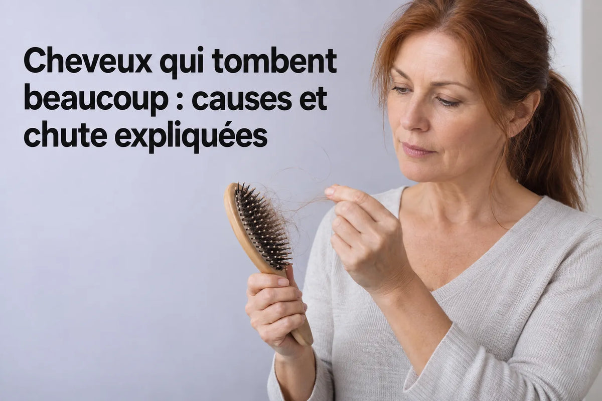 Cheveux qui tombent beaucoup : causes et chute expliquées