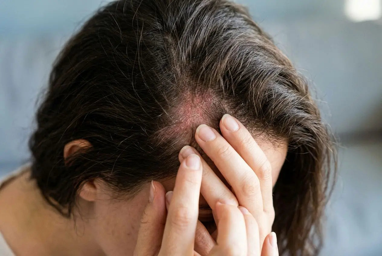 Cuir chevelu sensible et chute de cheveux : causes et solutions